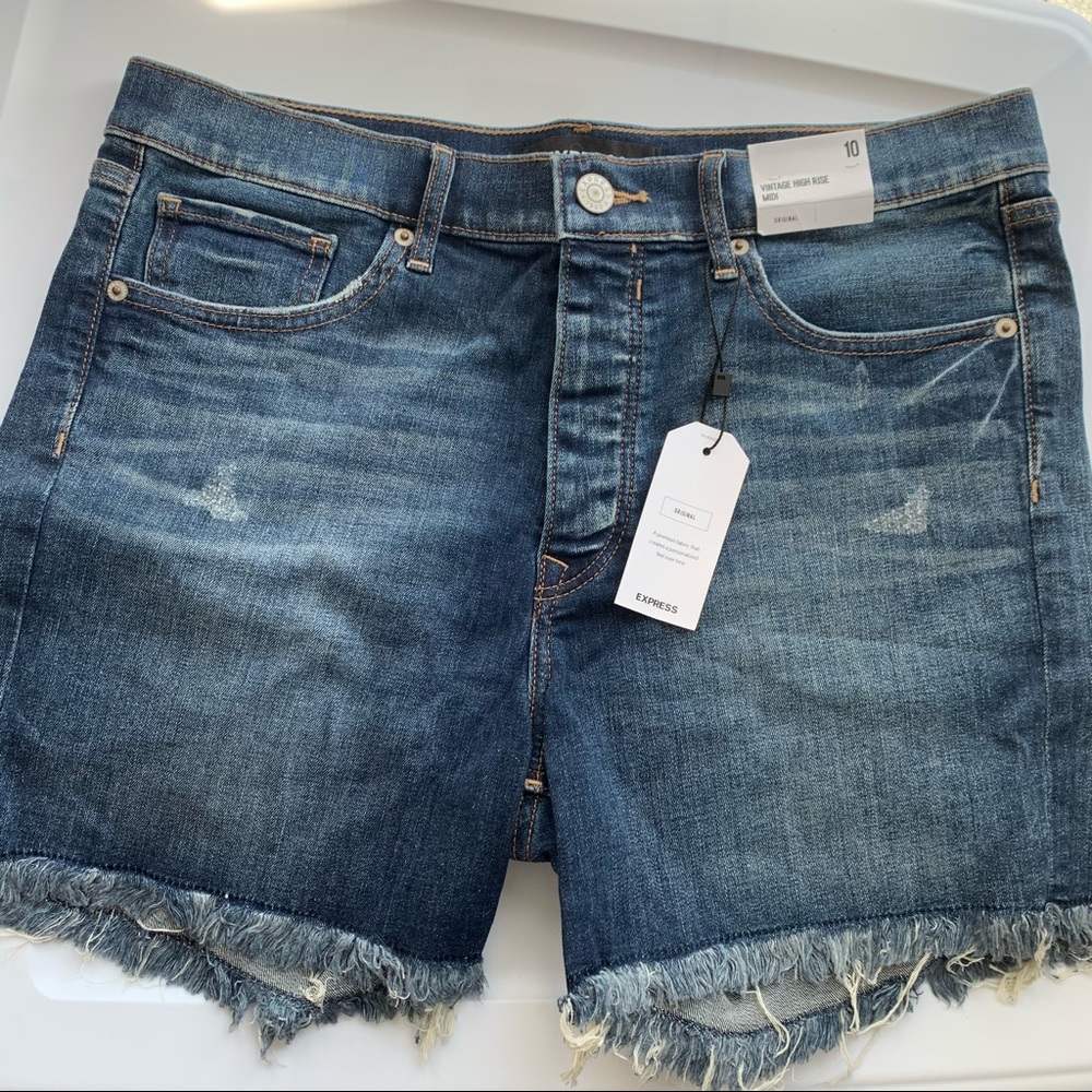 Express Vintage high rise shorts